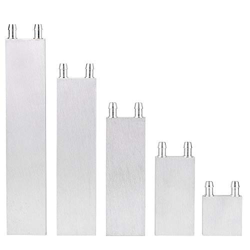 【送料無料】Bewinner 水冷ブロック ヒートシンク アルミニウム 二重U字型 CPU水冷装置 ラップトップPC用 CPUラジエーター コンピュータCPUブロック(40*160*12mm)