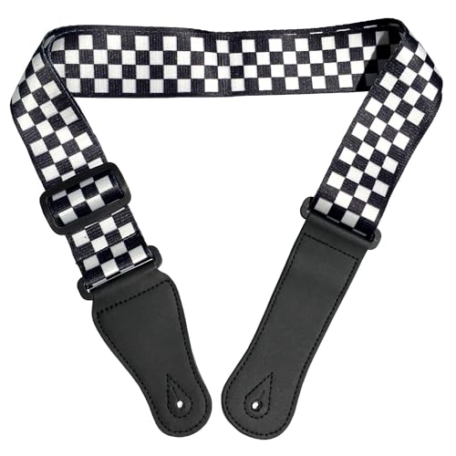 【送料無料】[Archnote] ギター ベース ストラップ エレキ アコギ アコースティック ロック 142cm 5cm アジャスター式 調節 紐付き