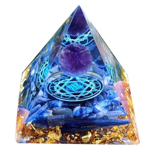 【送料無料】PLEAVIT オルゴナイト ピラミッド 水晶 天然石 チャクラ パワーストーン 置物 浄化 ヘキサ..