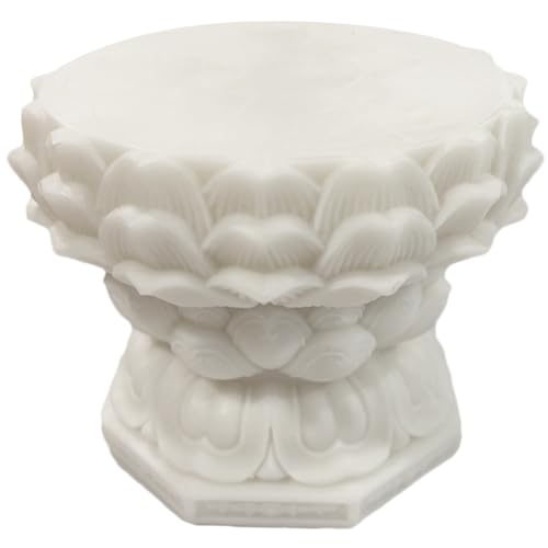 【送料無料】YUYAKESHI 仏像用 丸型 蓮華型 ココヤシの果実 台 供物 台座 蓮の台座 供物 ...