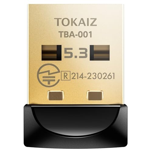 【送料無料】TOKAIZ bluetooth アダプター 5.3 レシーバー USB 子機 ドライバー不要 ブルートゥース ワ..