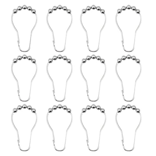 【送料無料】MYLCHBDJ カーテンフック カーテンリング リングフック 12個入り スライドリング しっかり..