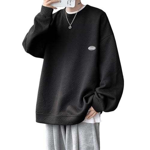 【送料無料】[Yeecan] トレーナー メンズ 秋服 長袖 無地 大きい サイズ ゆったり パーカー tシャツ 柔..