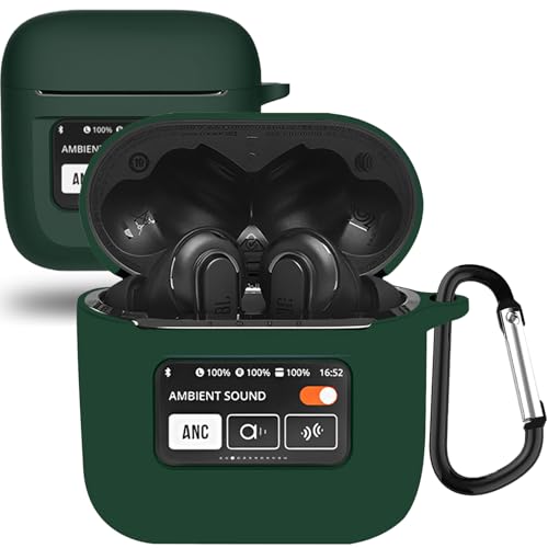 【送料無料】UIUIKA JBL TOUR PRO 2 ケース TOUR PRO 2 保護カバー 柔らかい シリコン製 落下防止 キズ防止 耐衝撃 防塵 軽量 装着充電可能 カラビナ付き 紛失防止