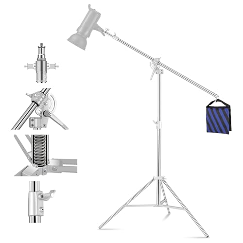 【送料無料】SOONPHO 2-in-1ライトスタンド ブームアームスタンド 撮影用スタンド