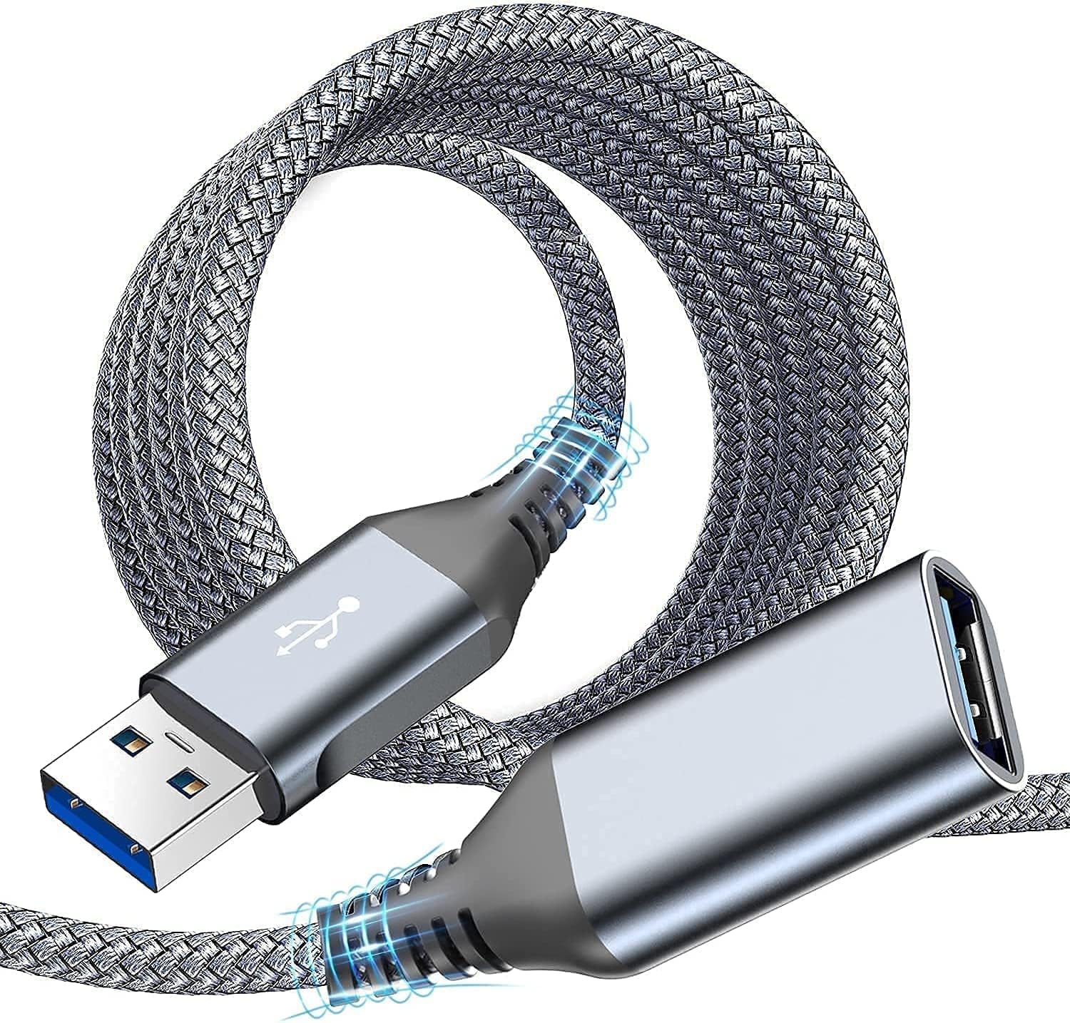 【送料無料】USB 延長ケーブル,USB 3.0 延長ケーブル 5Gbps高速データ転送 AviBrex usb 延長 USB3.0規格 タイプAオス - タイプAメス USB 延長コード ナイロン編み USBケーブル Aオス-Aメ 延長コード usb付き