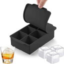 【送料無料】ESTVLB シリコン 製氷皿 製氷器 四角氷 シリコン製氷機製氷ケースアイスキューブ 氷トレー ソフト取り出しやすい 蓋付き冷凍保存 耐久性 多用...