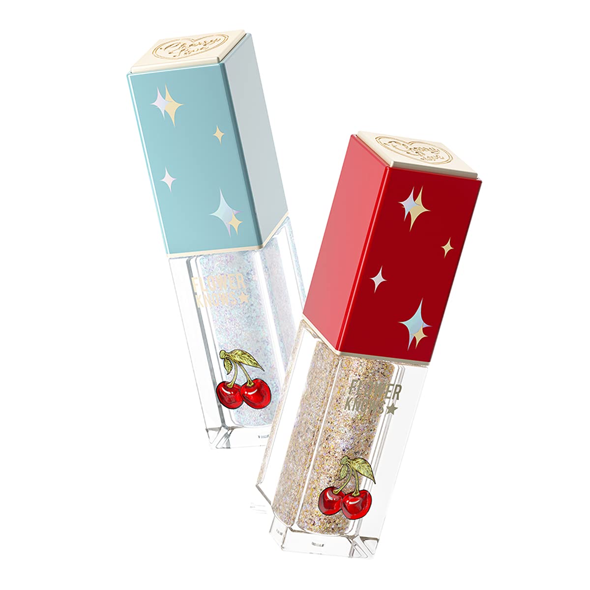 【送料無料】フラワーノーズCherry Love グリッター リキッドアイシャドウ 色：P02DiamondStars、サイズ：1個 (x 1)