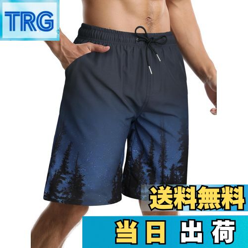 【送料無料】水着 メンズ サーフパンツ 夏 海水パンツ 膝丈 ボードショーツ スイムウェア 水陸両用 通..