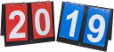 【送料無料】2枚セット 2桁スコアボード フリップスコアボード 読みやすい 得点板 得点ボード 卓上 組み立て簡単 携帯便利 手動式 軽量 競技 野球 サッカー...