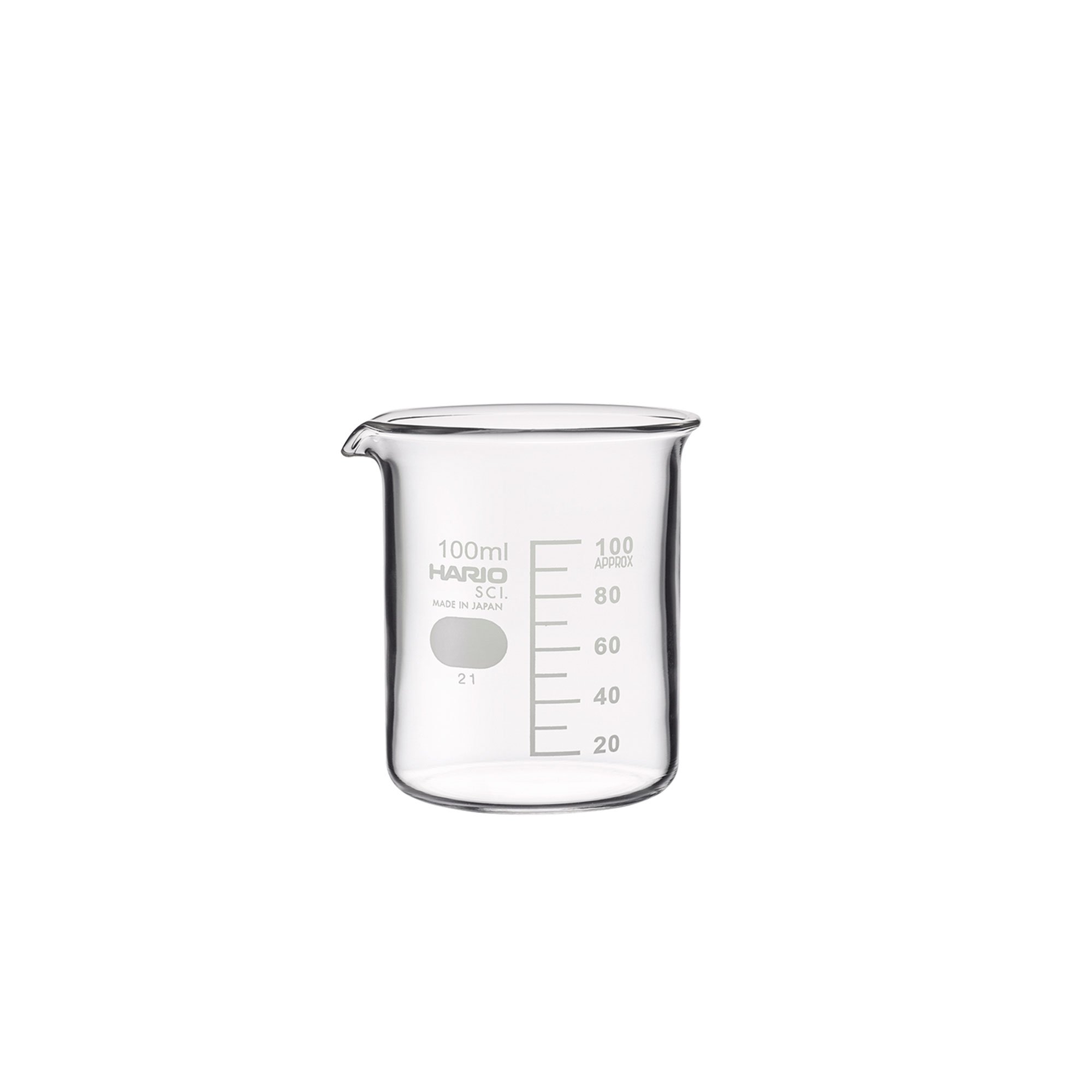 【送料無料】HARIO(ハリオ) ビーカー ケース販売 サイズ：100mL