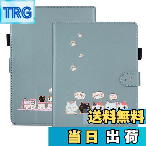 【送料無料】Qribo Lenovo Tab M10 Plus 3rd Gen ケース シンプルなのに可愛いデザイン エンボス加工猫..