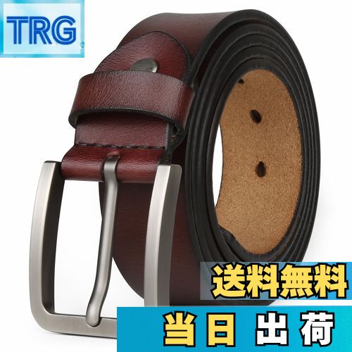 【送料無料】[JingHao]ベルトメンズ 大きいサイズ,ベルトメンズ 本革 カジュアルジーンズ ベルト,ビジネス紳士ベルト,作業用ベルト茶色＆ブラック通常と大サイズ 105cm-160cm (48"-50" /ベルトの長さ140cm, チョコレート) [並行輸入品]