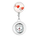 【送料無料】Lancardo ナースウォッチ 看護師時計 懐中時計 ポケットウォッチ シリコン 取り外し可能 伸張可能 メンズ レディース かわいい ハート 保...