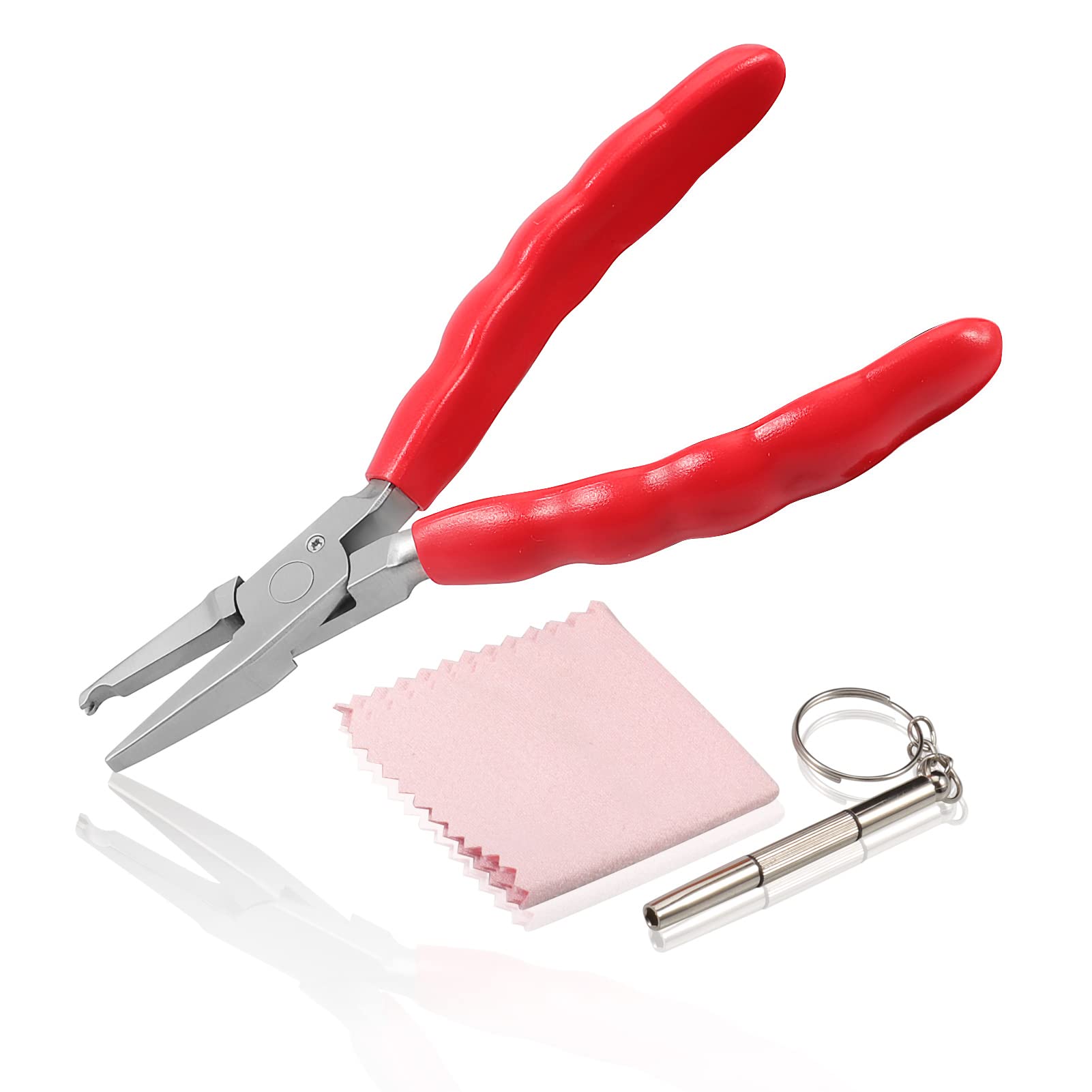 【送料無料】LEONTOOL メガネやっとこ 鼻パッド調整 メガネプライヤー 眼鏡調整プライヤー メガネ調整..