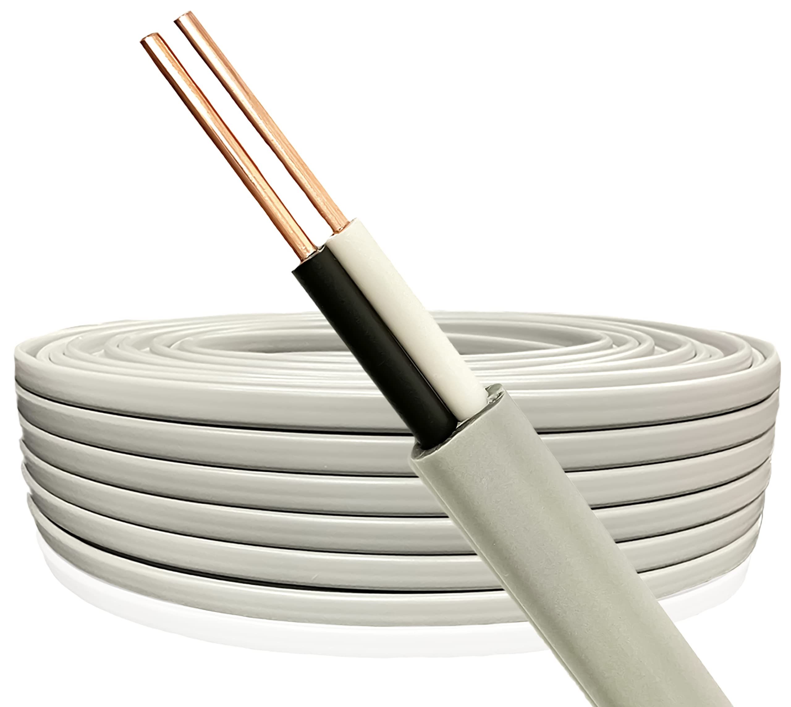 【送料無料】VVFケーブル 1.6mm-2芯 灰色 1m 切り売り1m〜30m 600Vケーブル P ...