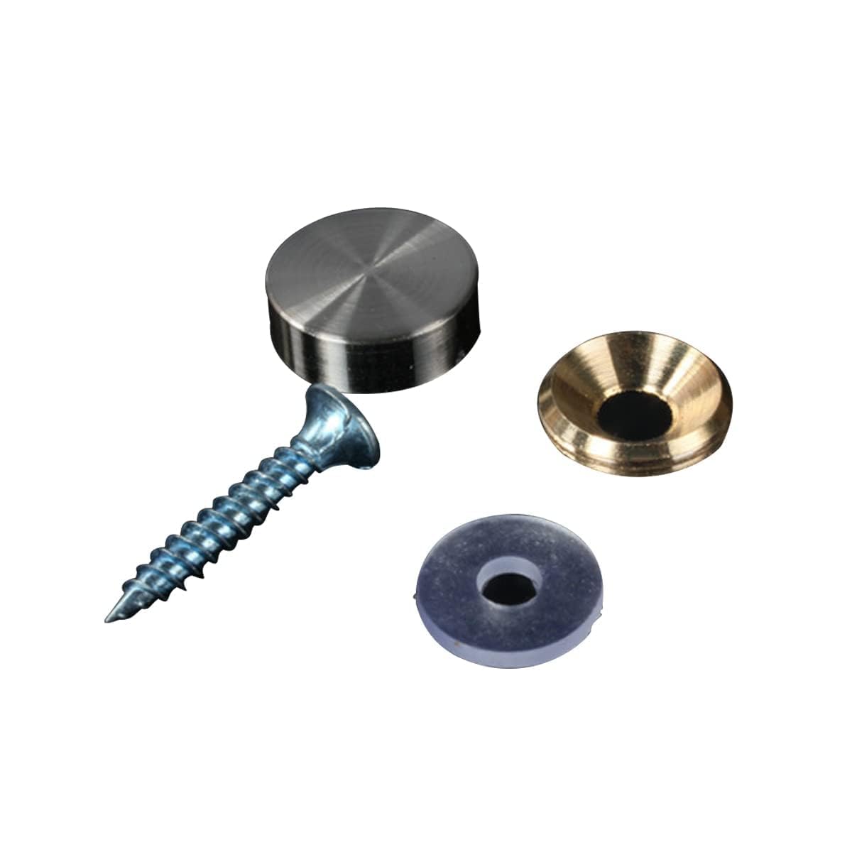 【送料無料】Edinstry キャップナット 化粧ビス 飾りビス ミラーネイル 鏡止め 飾りビスキャップ ミラ..