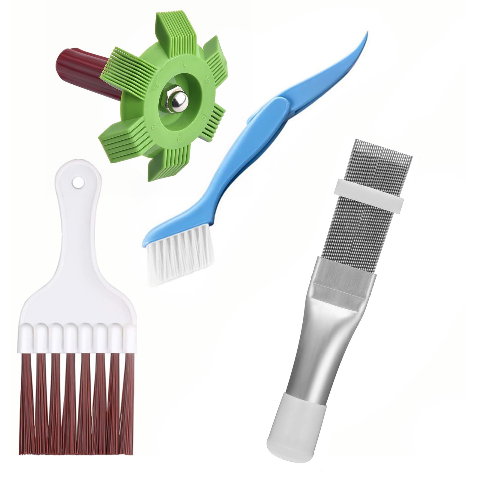 【送料無料】nalaina エアコン用 掃除用 エアコンフィンコーム 4本セット フィンコーム コン ...