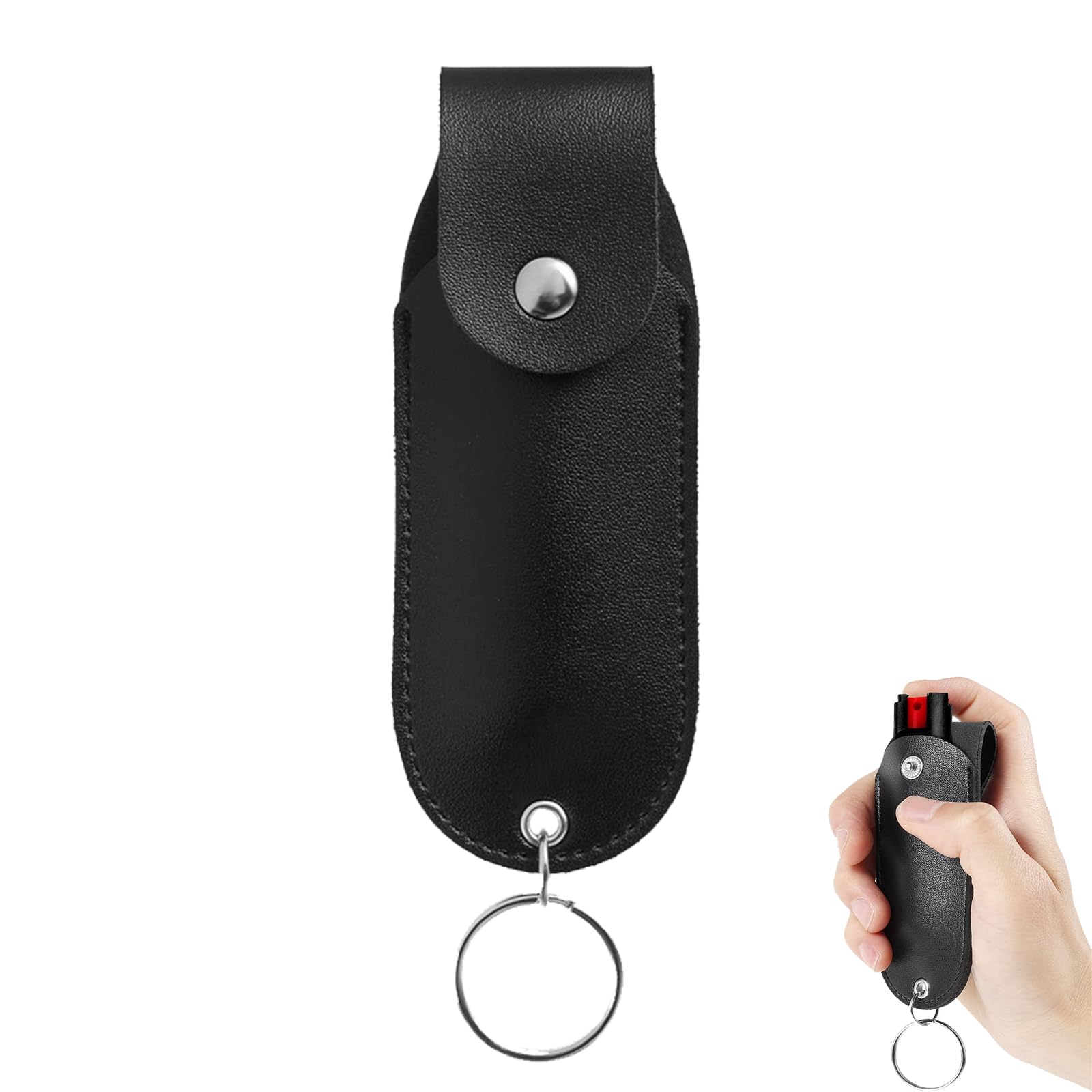 【送料無料】EsiFare 携帯ケース 熊スプレー用ホルダー携帯ケース 収納ケース 13*5CM 革 登山 アウトドア