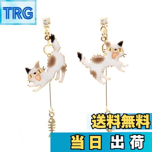 【送料無料】miwaki イヤリング ノンホールピアス 猫 アクセサリー シンプル レディース キャット モチーフ 金属アレルギー対応 エポキシ樹脂 レジン 手...