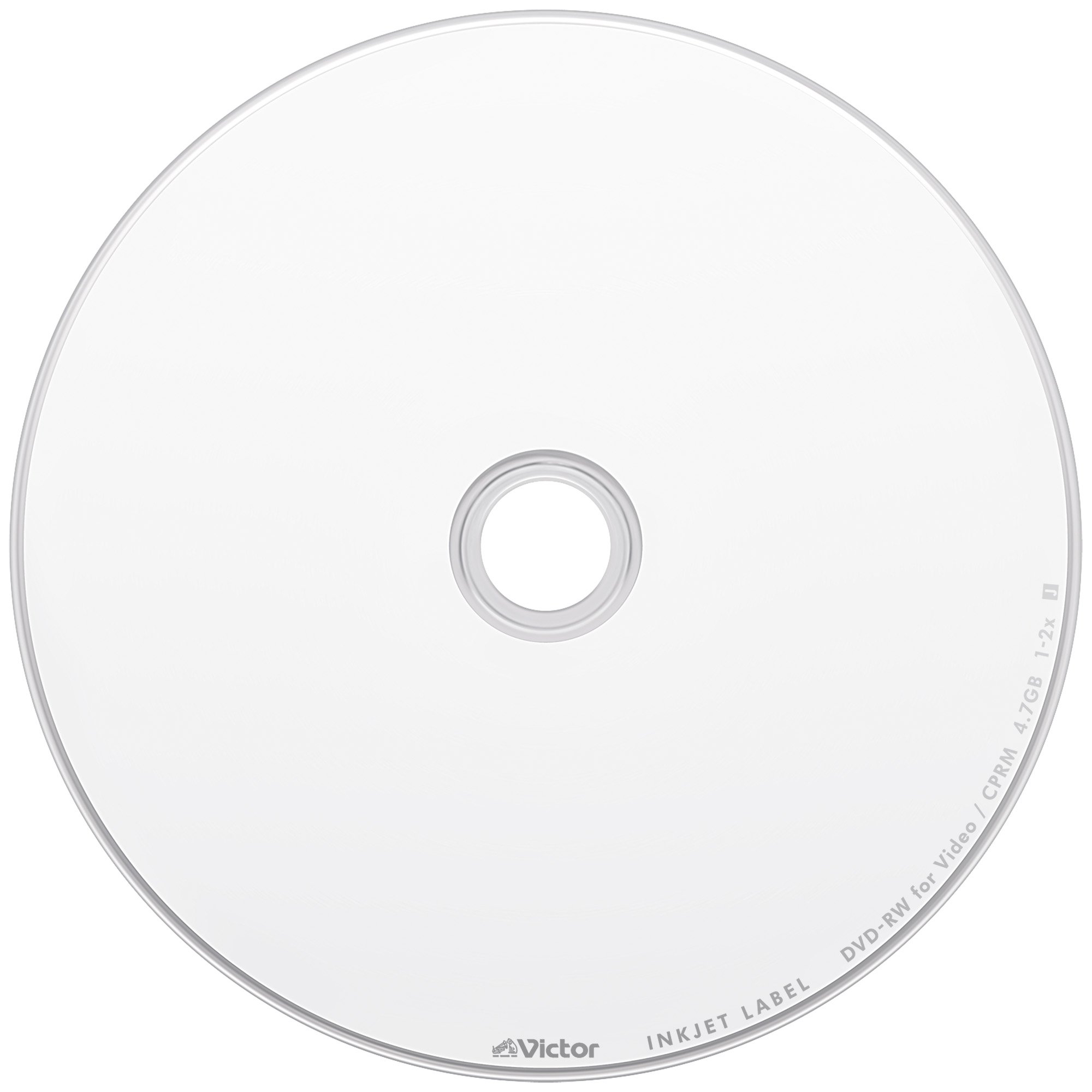 【9月1日ー9月15日まで200円オフ】【送料無料】ビクター Victor くり返し録画用 DVD-RW CPRM 120分 20枚 ホワイトプリンタブル 片面1層 1-2倍速 VHW12NP20J1 trg-shop-10087048 TRG サンプル画像3