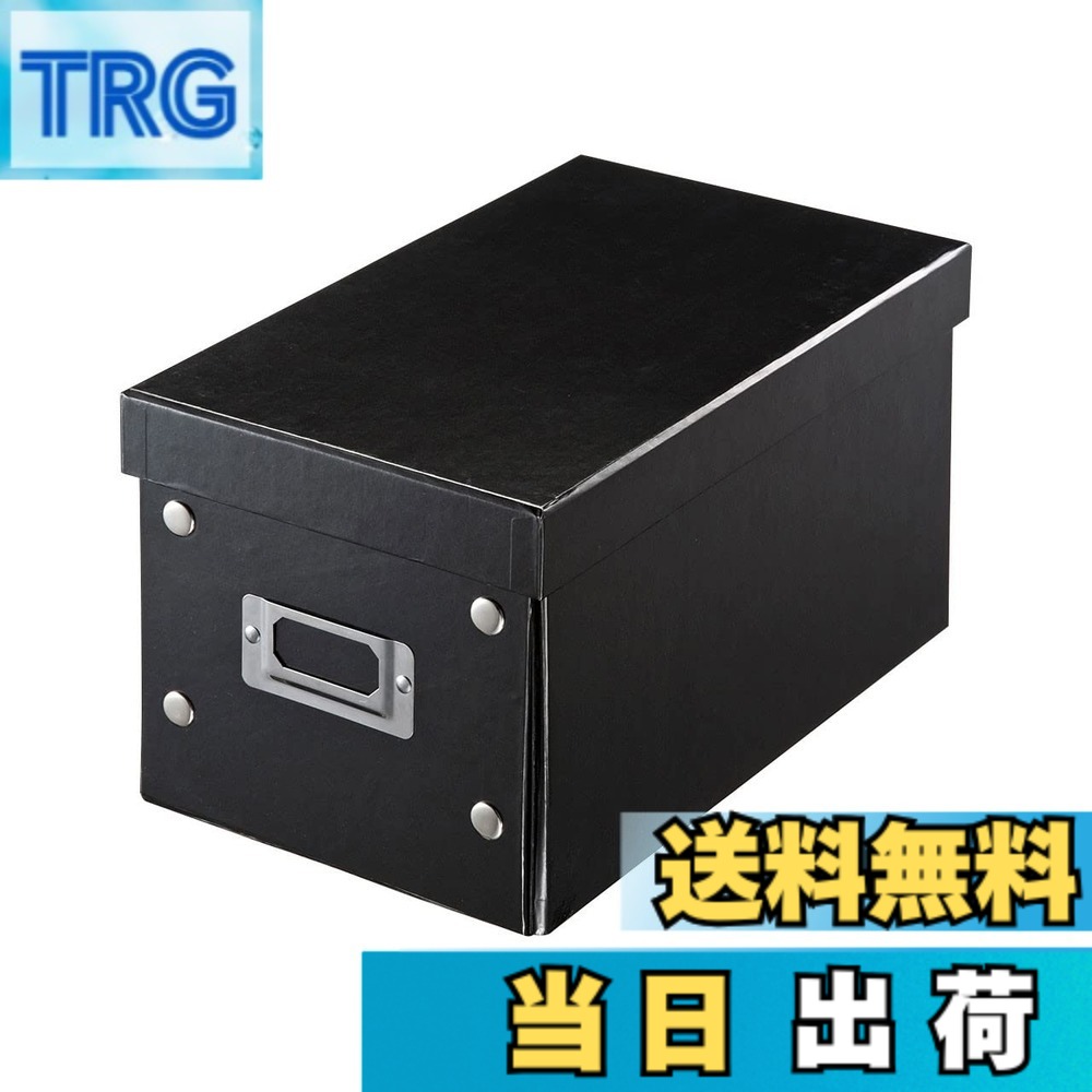 【送料無料】サンワサプライ(Sanwa Supply) CDケース収納BOX 組み立て式 W165mm ブラック FCD-MT3BKN