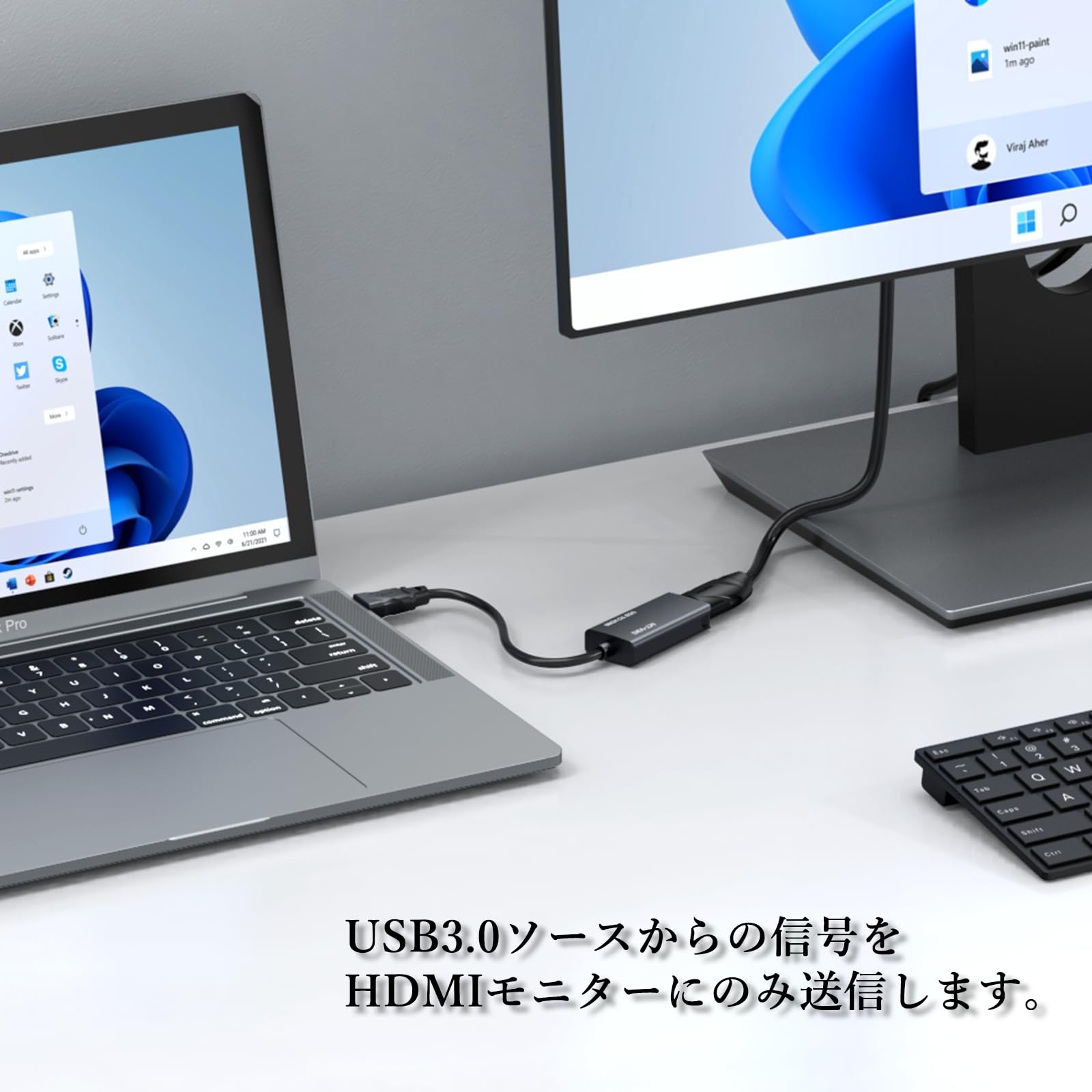 【送料無料】MT-VIKI USB 3.0-HDMI変換アダプタ、USBディスプレイアダプタ 5Gbps高...