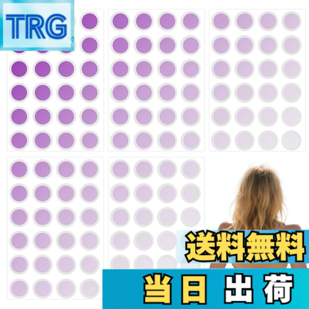 【送料無料】KKLM UV検出パッチ 紫外線チェックシート 紫外線チェックパッチ120枚｜UV検出シールが色で強度を即確認 紫外線感知ステッカーで日焼け対策 アウトドア・旅行・登山・ビーチのUV対策必需品 色：パープル、サイズ：約7.4x11cm trg-shop-10196711 TRG パッケージ画像