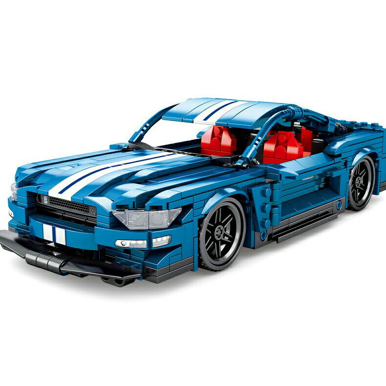Rakuten - ブロック プルバック フォードマスタング GT 車 互換品 クリスマス プレゼント 車 ブロック互換品 プレゼント 入学プレゼント 入学お祝い クリスマスプレゼント 知育玩具 おもちゃブロック おもちゃブロック 送料無料
