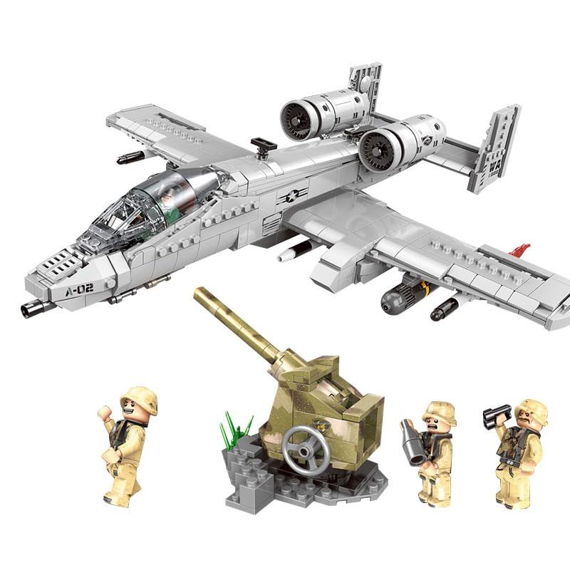 ブロック ミリタリー A-10 サンダーボルト 航空機 ブロック互換品 プレゼント 入学プレゼント 入学お祝い クリスマスプレゼント 知育玩具 おもちゃ ブロック お祝いプレゼント 送料無料