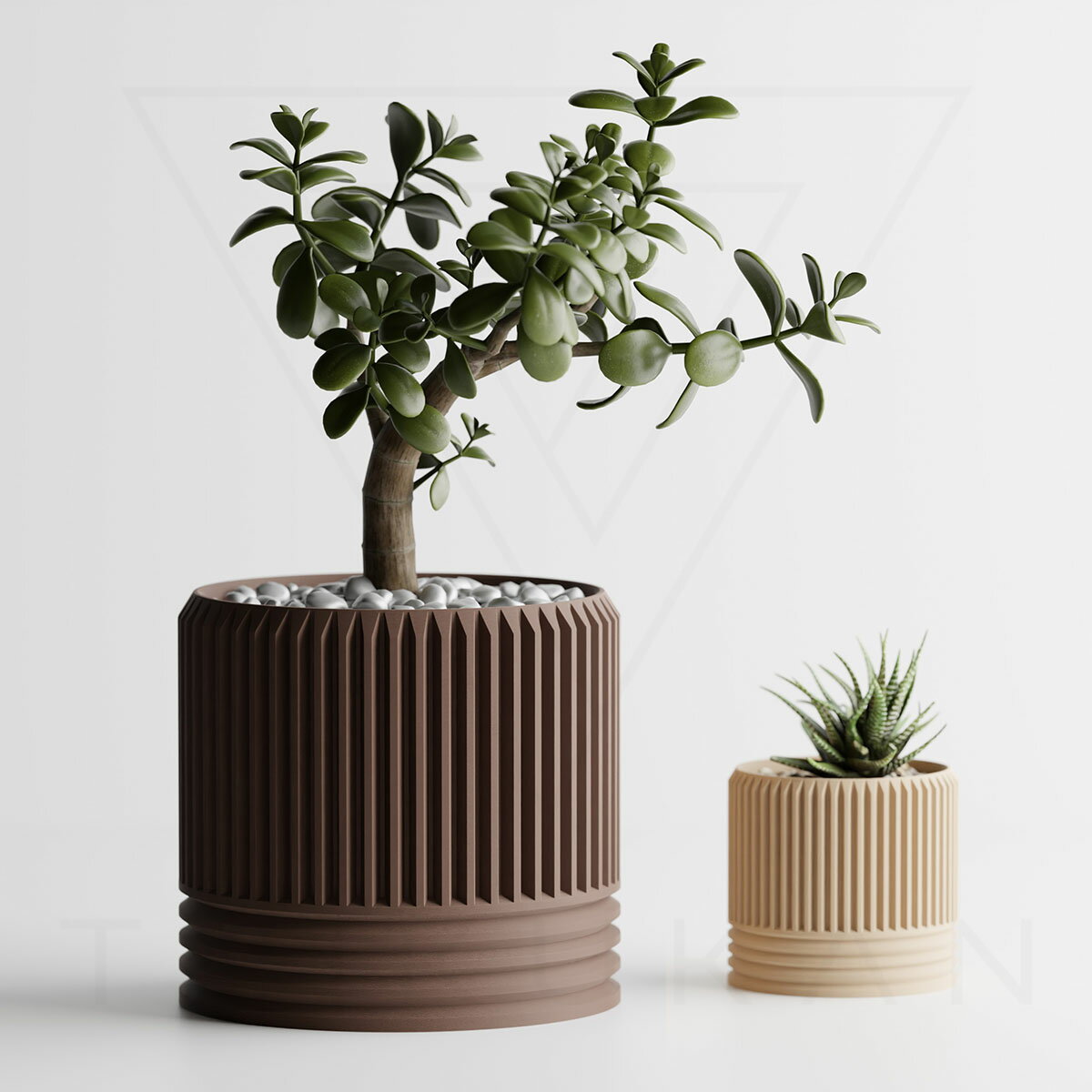 縦環鉢 全16色 2号 3号 4号 植木鉢 作家鉢 プランター 小型 おしゃれ 白 黒モダン 個性 室内鉢 オフィス インテリア 軽量 観葉植物 多肉植物 塊根植物 サボテン つる性 シダ 人工観葉植物 北欧風 シンプル エコ素材 高級 かわいい 鉢 カバー 排水穴