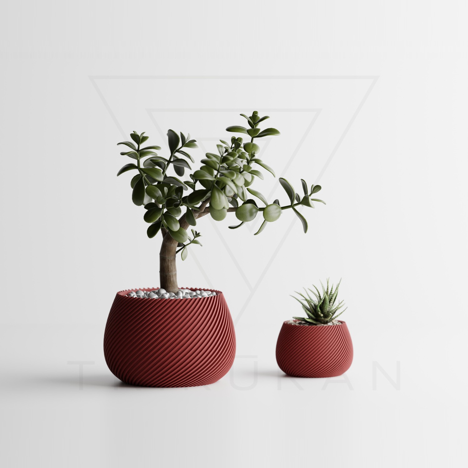 楽天市場】鉢カバー（カラーワインレッド）（植木鉢・プランター