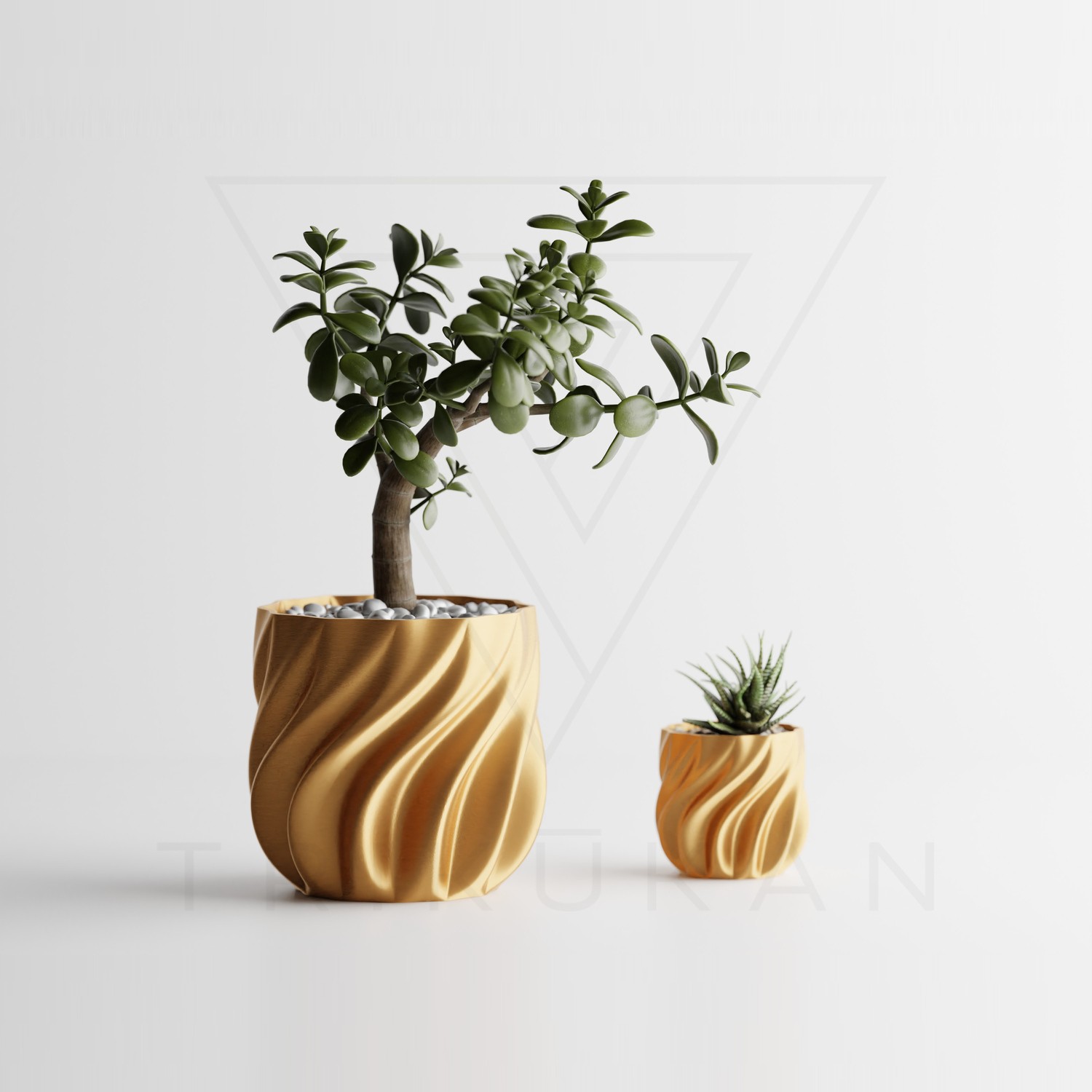 楽天市場】植木鉢 プラスチック（カラーゴールド）（ガーデニング