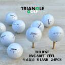 【Sランク】 ロストボール タイトリスト HVC SOFT FEEL 白 年式混合 24球 ゴルフボール 【中古】 【送料無料】「LOSTBALL TITLEI...