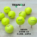 【Aランク】 ロストボール スリクソン ゼットスター 2023年 黄 24球 ゴルフボール 【中古】 【送料無料】「LOSTBALL SRIXON Z-STAR...