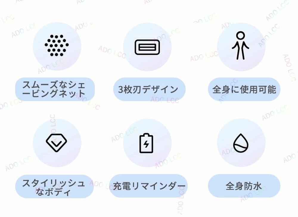 除毛 全身 メンズシェーバー 水洗い可 安全 脱毛器 電気シェーバー 電動 ボディシ...
