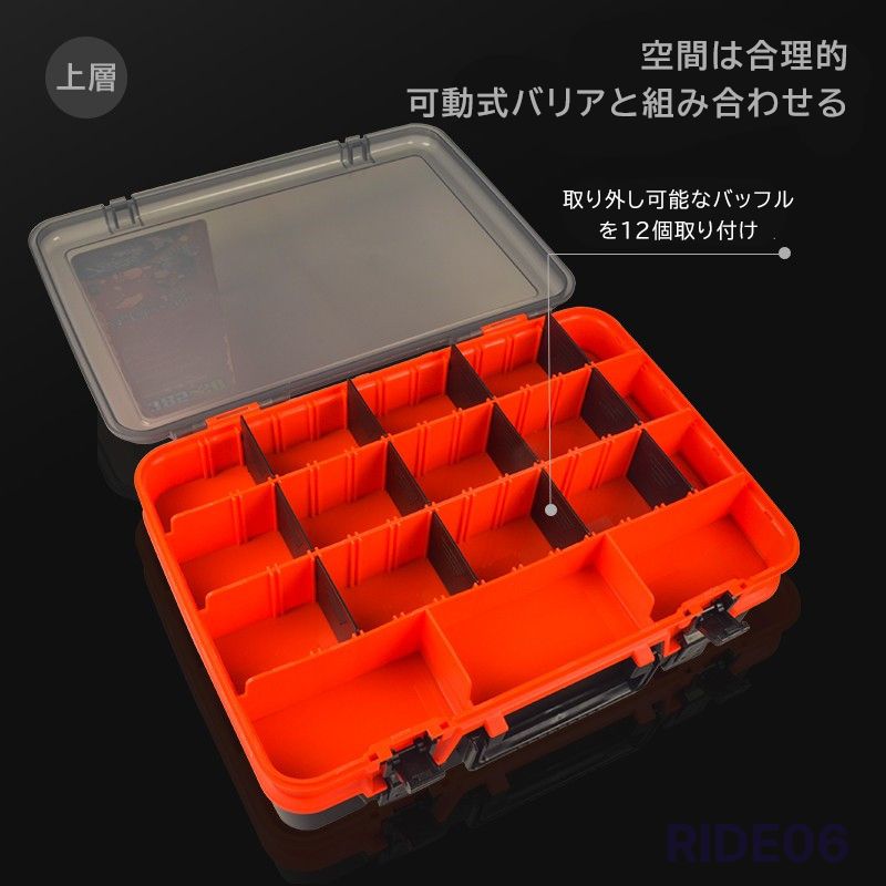道具 タックルボックス ルアーケース 釣り具ケース 収納 防水 釣り道具 大容量 コ...