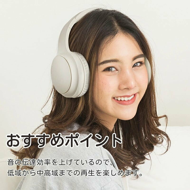 トライアングル777のBluetoothヘッドホン ワイヤレスヘッドセット密閉型 ANCノイズ低減機能 折りたたみ式 bluetooth 5.3 マイクロSDカード ハンズフリー HIFI音質 音楽 通話 電話 有線無線両｜アングル3
