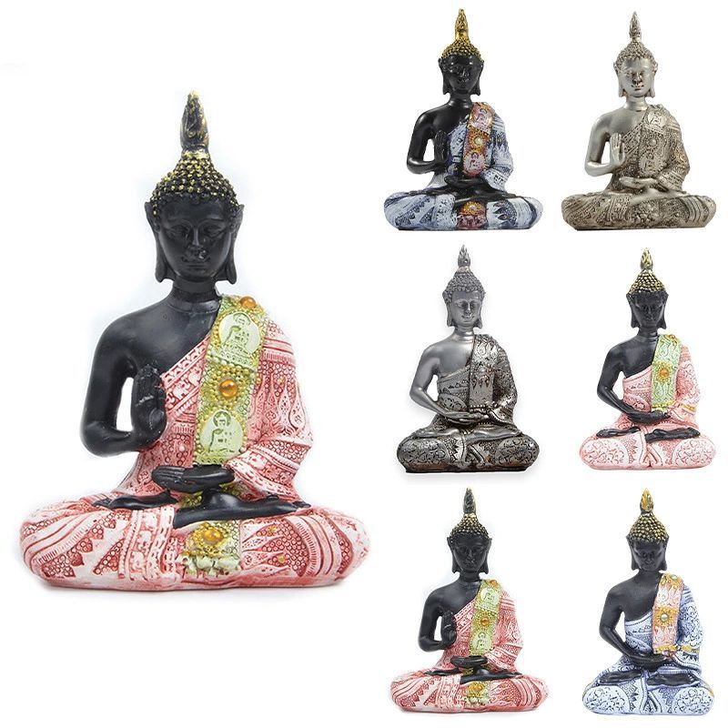 仏像 置物 座像 防水 仏壇仏像 部屋アクセサリー 家 装飾 工芸品 仏教用品 厄除け 開運 風水 ホーム 縁起物 家庭 店舗 茶室 プレゼント