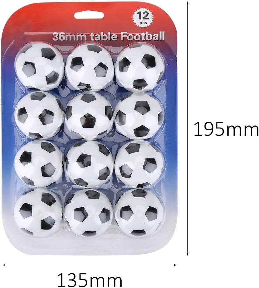 トライアングル777のテーブルサッカー ミニフーズボール サッカーゲーム テーブルサッカーボール 交換用卓上ゲーム 24pcs ミニ 樹脂黒と白の頑丈なボールセット、カラーファーストスムーズな表面 愛好家のための安全な環境掘り出し 長い時間の使用 テーブルサッカー用の証拠が少ない｜アングル3
