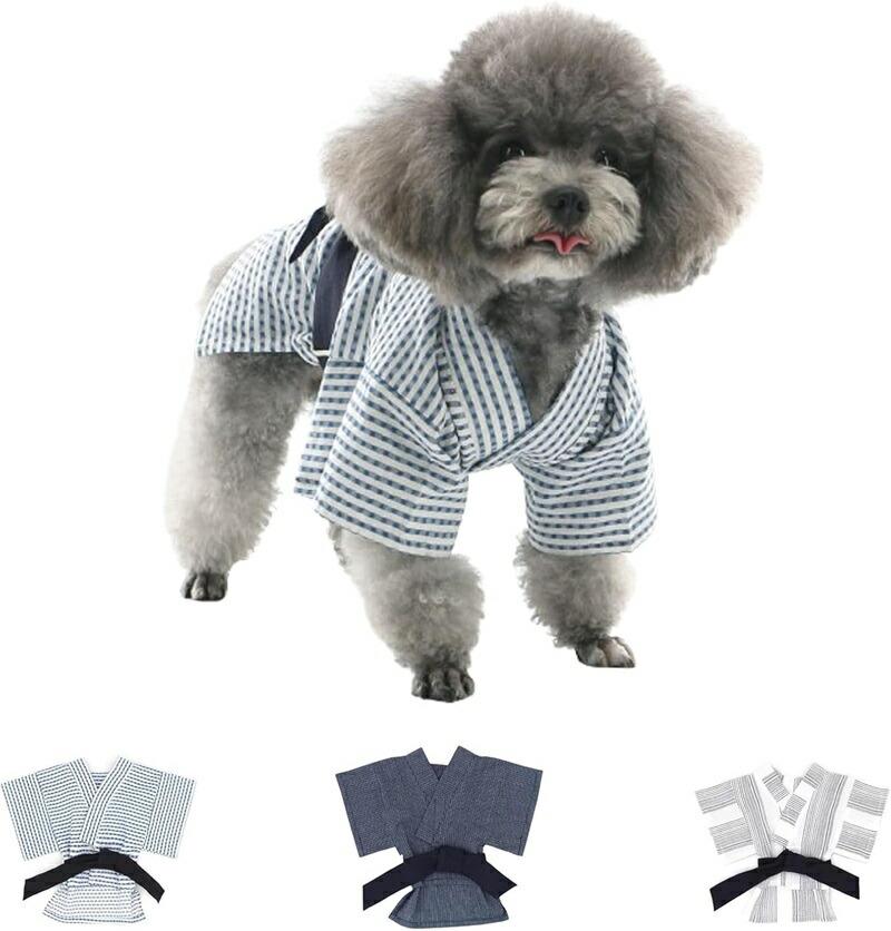 【サイズ】XS:長さ20cm、胸部30cm、首20cm S:長さ25cm、胸部35cm、首22cm M:長さ30cm、胸部40cm、首25cm L:長さ35cm、胸部45cm、首27cm XL:長さ40cm、胸部50cm、首32cm【該当シーン】お祭りや花火大会等イベントを華やかに過ごそう!【簡単に着る】絶妙なステッチ、スナップボタンの閉鎖、簡単に着脱できます。【優れたデザイン】雰囲気のある和柄やストライプ柄など、可愛いデザインになります。問わず着やすいデザイン!【参考品種】チワワ、プードル、パピヨン、ポメラニアン、ヨークシャーテリア、ビションフリーゼ、コッカースパニエルなどの中型犬、小型犬に似合います。犬 浴衣 ゆかた 日風 和服 犬服 夏 犬用品 ドッグウェア 甚平 早い者勝ち A B C D XS S M L XL