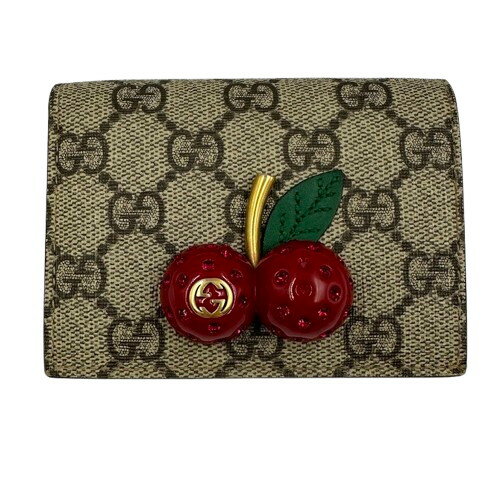 GUCCI　グッチ　チェリー　折り財布　476050(4)