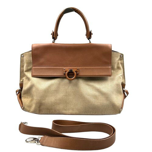 乐天商城 - Salvatore Ferragamo サルヴァトーレフェラガモ　ソフィア　ハンドバッグ ブラウン