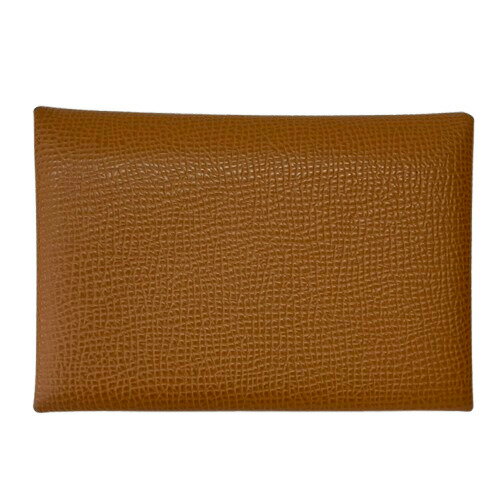 F, H, W - Hermes エルメス カルヴィデュオ エプソン ゴールド U刻印 ブラウン