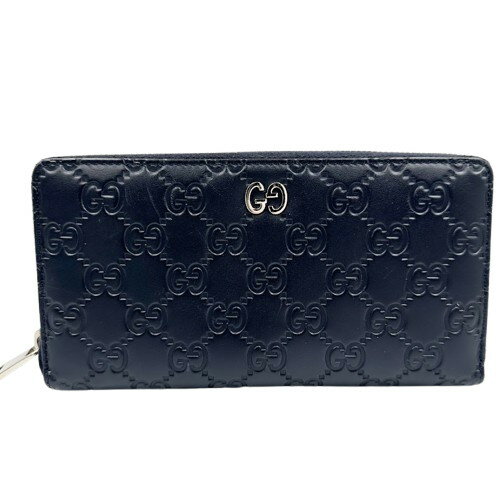 GUCCI - GUCCI グッチ グッチシマ財布 ブラック 長財布 ドリアン 473928