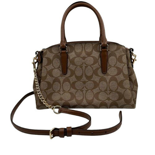 COACH　コーチ　シグネチャー　ショルダーバッグ　F29434　ブラウン