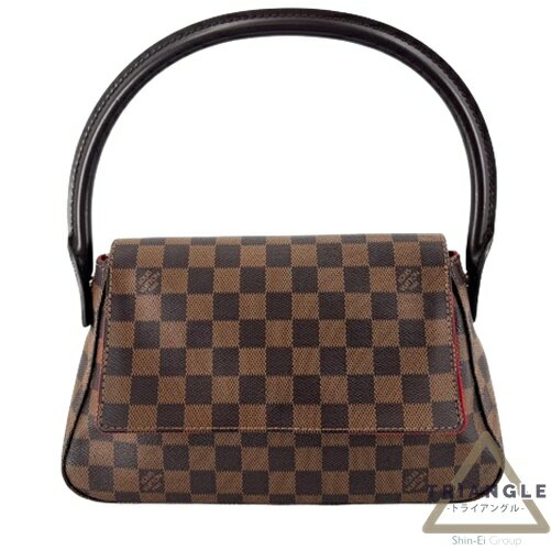 ルイヴィトン バッグ ダミエ（レディース） Louis Vuitton　ルイヴィトン　 N51158　 ミニルーピング　 ダミエ　ダミエキャンバス　バッグ　ハンドバッグ　ブラウン　ビトン