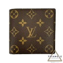 ルイヴィトン 二つ折り財布（男性向け） Louis Vuitton ルイヴィトン M61675 モノグラム ポルトフォイユ・マルコ ブラウン 二つ折り財布 メンズ ビトン