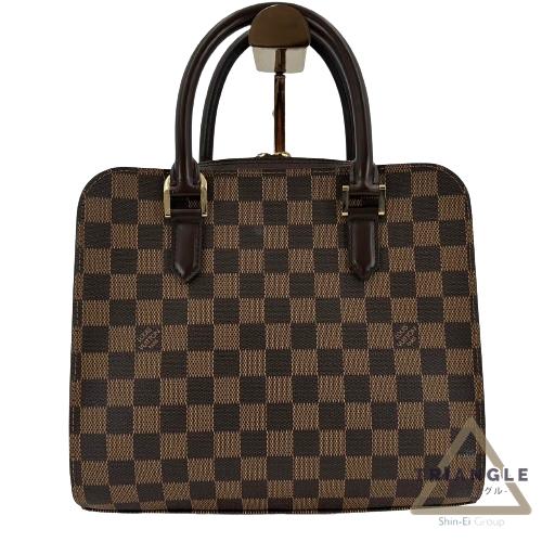 ルイヴィトン バッグ ダミエ（レディース） Louis Vuitton ルイヴィトン N51155 トリアナ ダミエ エベヌ ハンドバッグ バッグ 2004年 ビトン