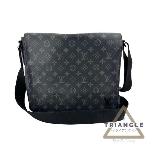 ショルダーバッグ LOUIS VUITTON ルイヴィトン M44001 ディストリクトMM モノグラム エクリプス ブラック グレー メッセンジャーバッグ ショルダーバッグ 2019年 メンズ ビトン